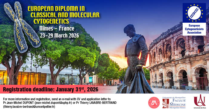 European Diploma in Classical and Molecular Cytogenetics 2026