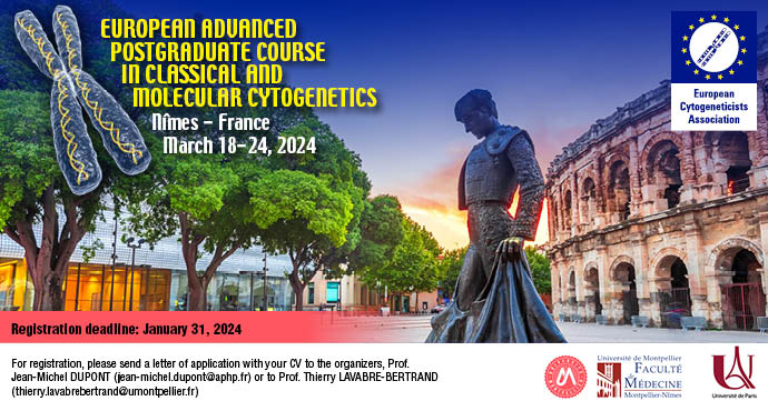 European Advanced Postgraduate Course in Classical and Molecular Cytogenetics 2024